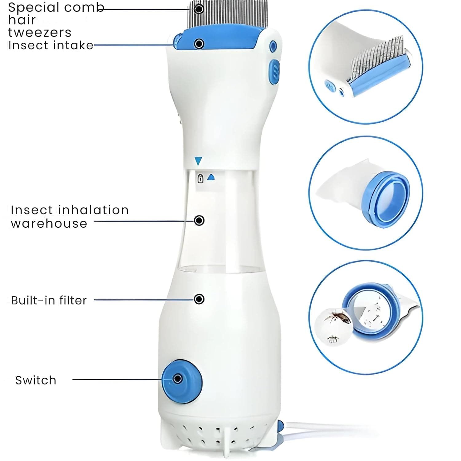 v comb lice removal machine