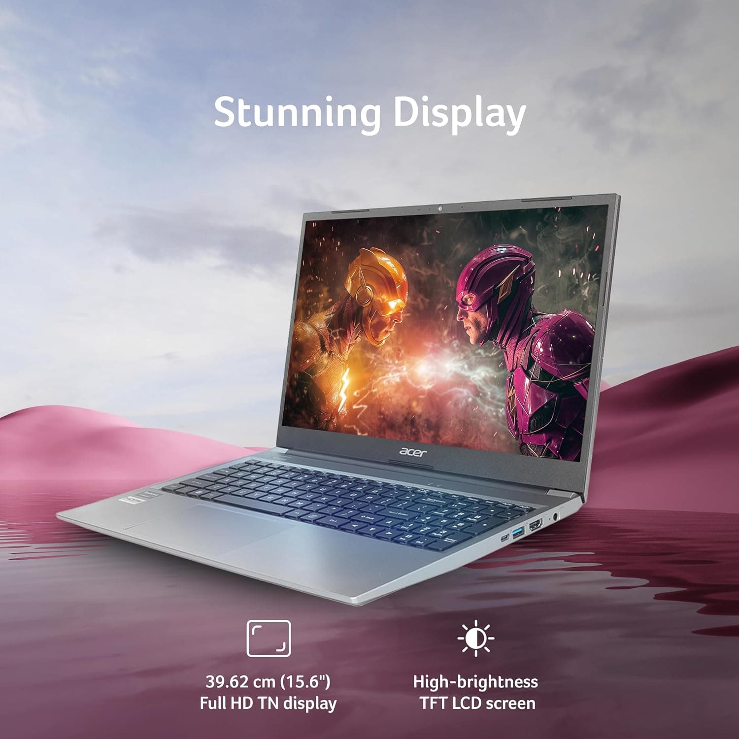 Aspire Lite 15.6" 13th Gen Intel Core i5 Laptop – 16GB RAM, 512GB SSD, Windows 11, Metal Body, Thin & Light