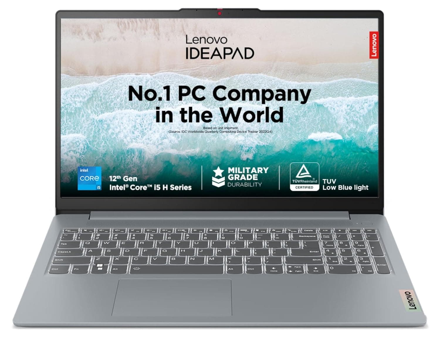 Lenovo IdeaPad Slim 3 12th Gen Intel i5 Laptop 15.6" FHD, 16GB RAM, 512GB SSD, Windows 11, Arctic Grey